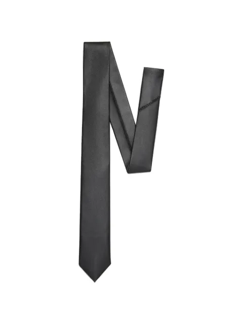 DSQUARED2 D2 leather tie Black TIM001518900001