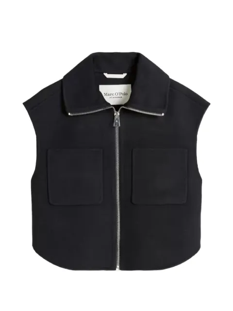 Marc O'Polo zip pockets outdoor vest Blue 5000010628