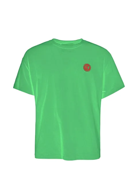 Just Cavalli logo T-shirt Green 76OAH6O1J0001
