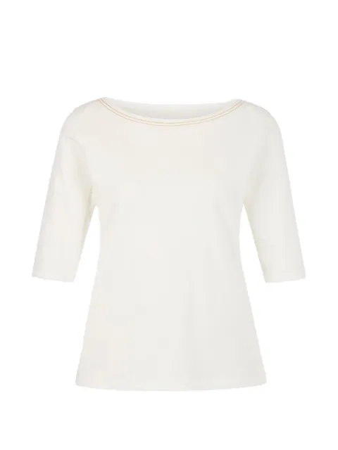 MARCCAIN boat-neck T-shirt Neutrals AC4816J15