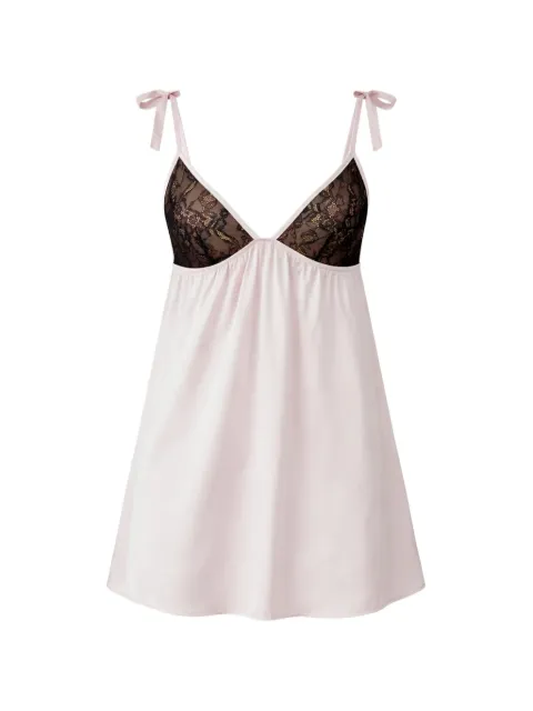 GUESS USA lace adjustable nightdress set Pink O5RG23WGXR0