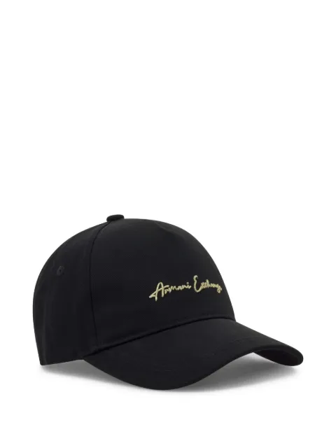 Armani Exchange embroidered baseball cap Black XW000956AF13848