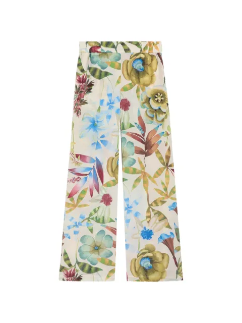 MOMONÌ floral trousers Neutrals 261MMOPA03926101MO098