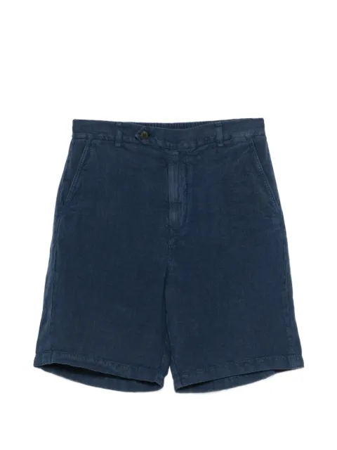 MC2 Saint Barth linen bermuda shorts Blue SEB0001