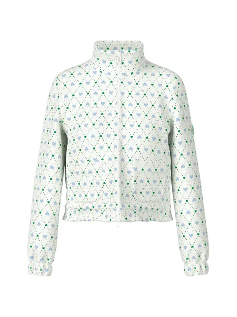 MARCCAIN heart-pattern jacket White AS3116J43