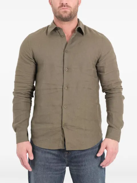 NN07 long-sleeve shirt Green ENZOSHIRT