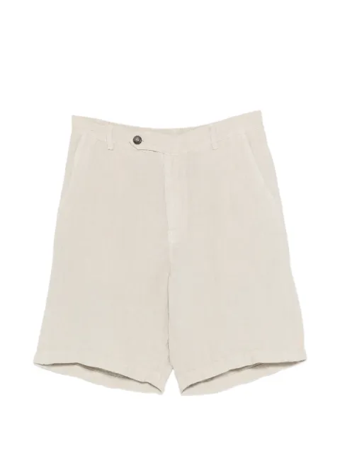 MC2 Saint Barth linen bermuda shorts Neutrals SEB0001