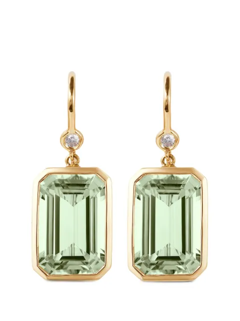 Goshwara Gossip emerald-cut earrings Gold JE0072APS