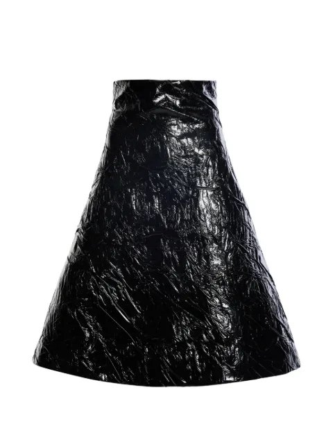 A.W.A.K.E. Mode A-line midi skirt Black SS26S04LA30BLACK