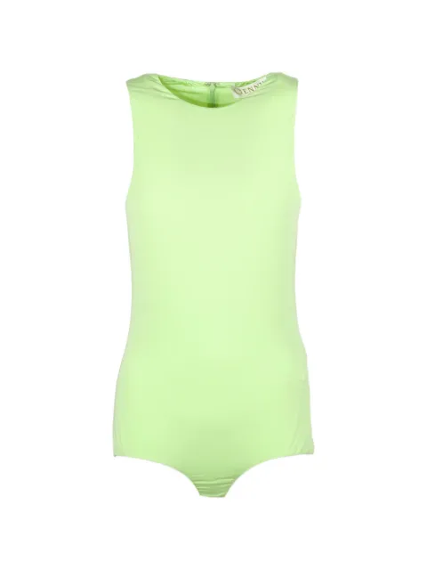 Genny sleeveless round-neck bodysuit Green 80AJMB96J0217164