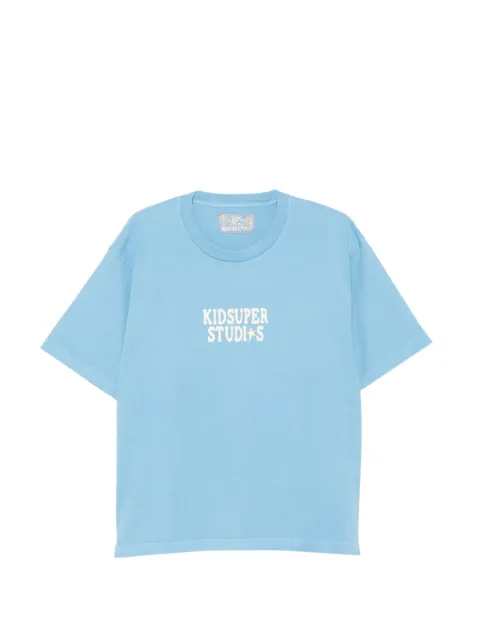 KidSuper The Boy Who Jumped The Moon graphic-print T-shirt Blue SS26TEE07