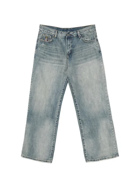 KidSuper bird-patch jeans Blue SS26PT09