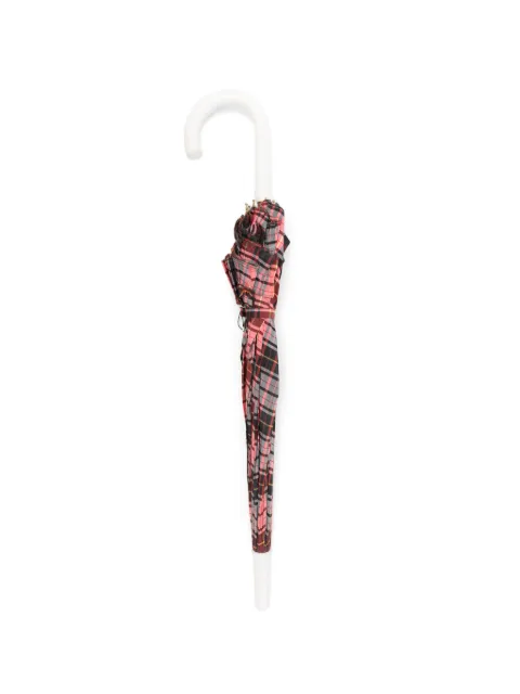 Versace Pre-Owned 1990s check ruffle umbrella Red VE160AWK