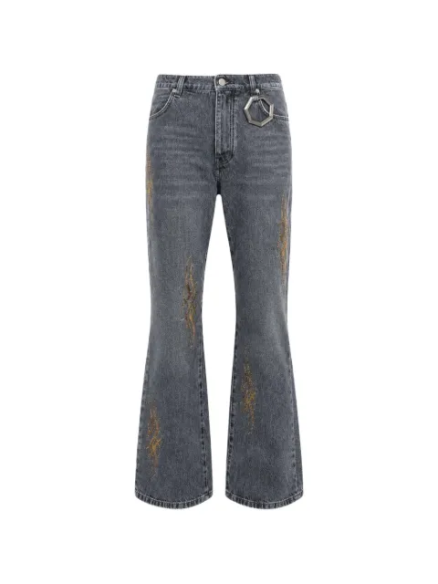 Alchemist Studio crystal-embellished jeans Grey ALFLSS26MDPA01