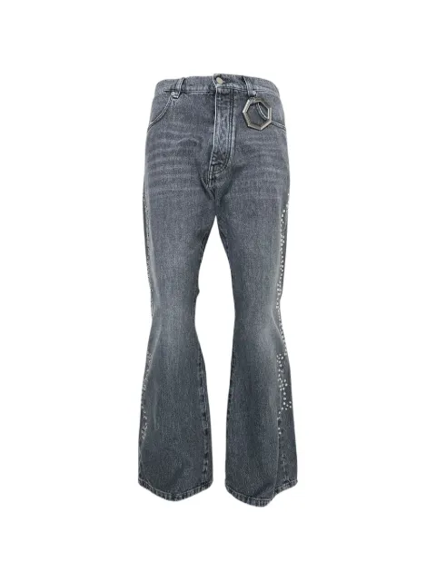 Alchemist studded bell-bottom jeans Grey ALFLSS26MDPA07B