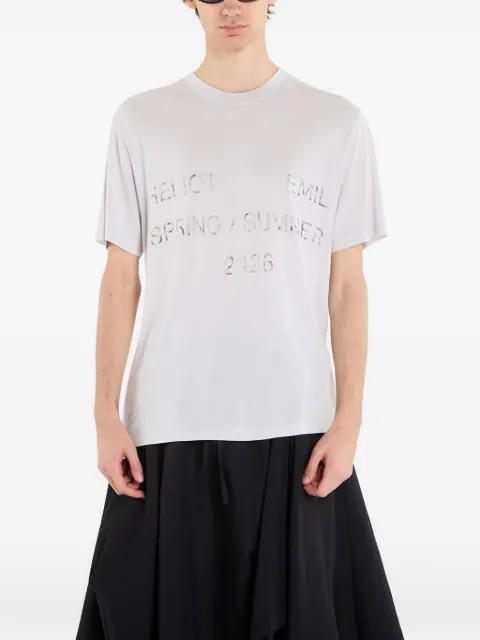 HELIOT EMIL Overo short-sleeve T-shirt Grey SS26M09166LGY06