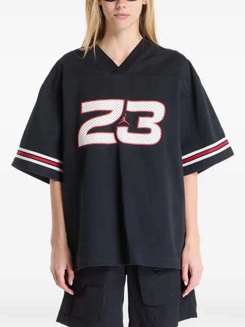 Jordan Flight V-neck jersey top Black IF1036