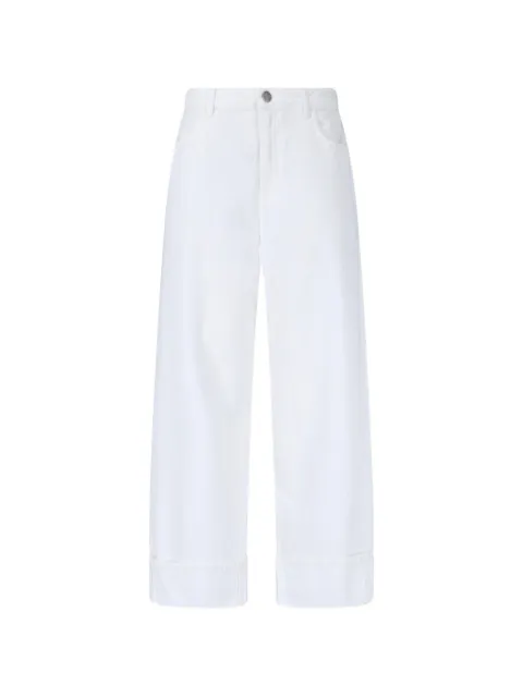 Róhe cuffed straight jeans White 41931046