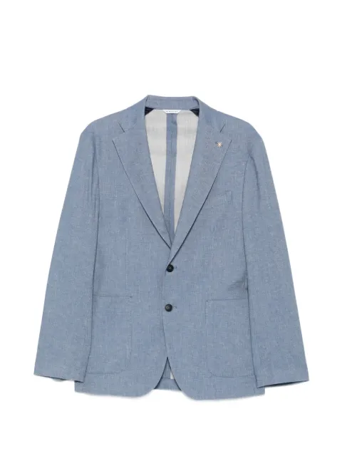 Manuel Ritz single-breated blazer Blue 4032G2728263121