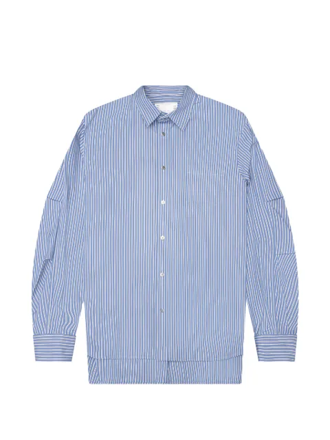 sacai striped shirt Blue 2603935M421
