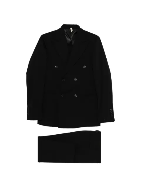 officina sartoriale Miller double-breasted suit Black NAPOLIMILLER