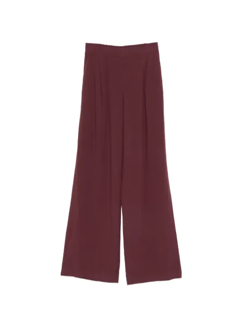 DIXIE pleated wide-leg trousers Purple PDPIUDMA