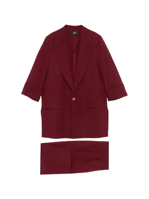 DIXIE single-breasted suit Red N027A007A