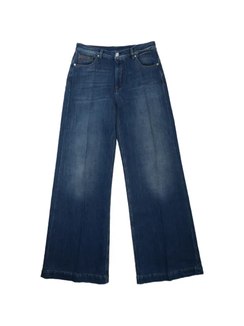 Nine In The Morning faded wide-leg jeans Blue NA163NADIAV40LL3155