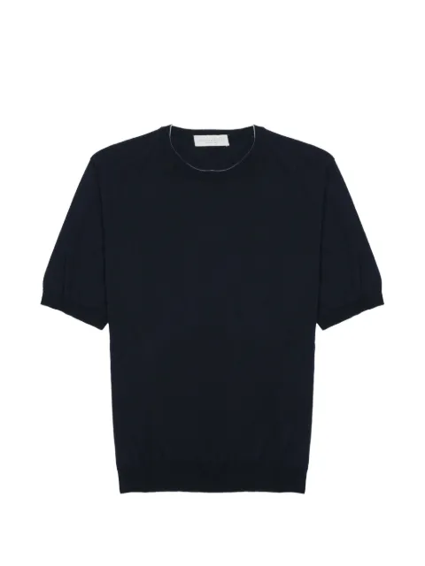 LUIGI GENTILE short-sleeve crew-neck T-shirt Blue LG1336