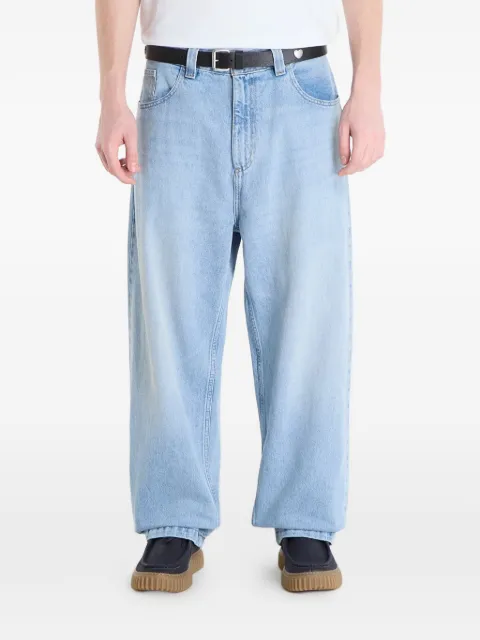 Carhartt WIP Brandon logo-patch loose-fit jeans Blue I035893