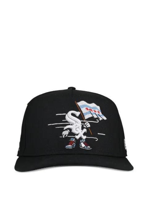 NEW ERA CAP embroidered hat Black NE98