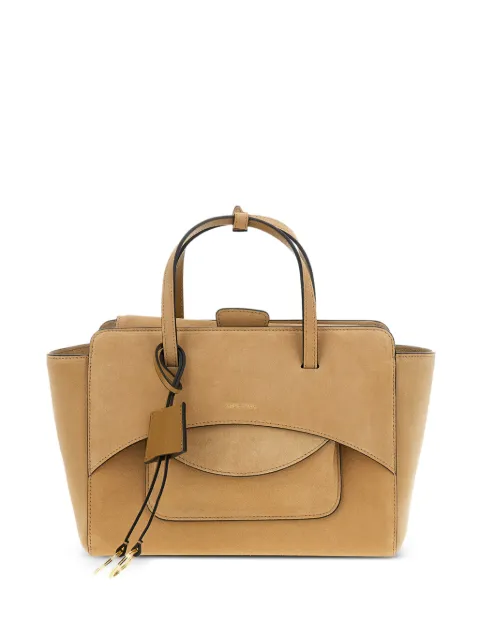 HIDESINS Flap M suede tote bag Neutrals FL12SDCML