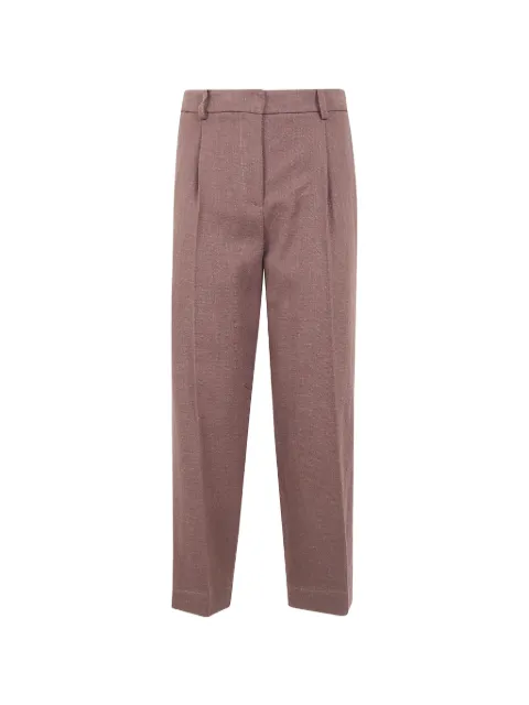 DRHOPE pleated tapered trousers Pink 48734418