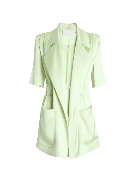 Genny notched-lapels blazer Green 80AJQ558N0783142