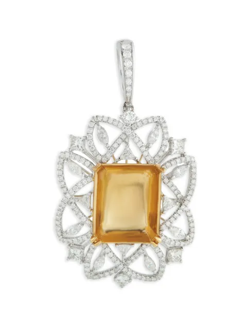 LB Exclusive diamond mounting pendant Silver MF11031726
