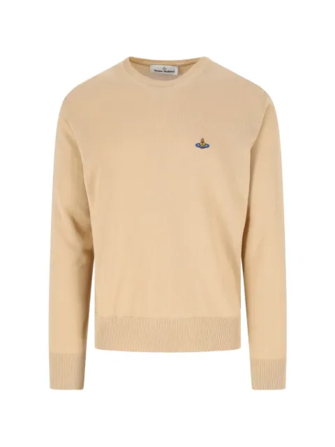 Vivienne Westwood Alex Orb crew-neck sweater Neutrals 27010012Y003F