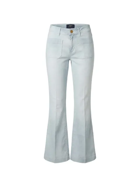 Seafarer Delphine patch-pocket flared jeans Blue SWP0002TCS0018