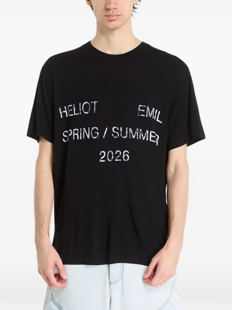 HELIOT EMIL short-sleeve T-shirt Black SS26M09166BLK01