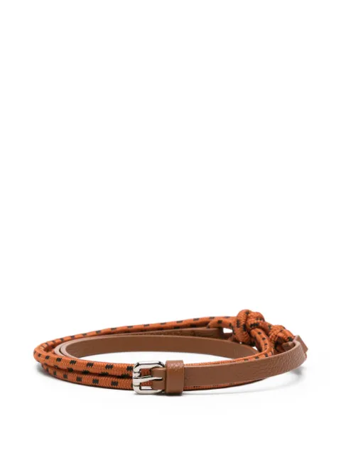 Plan C rope-detail belt Brown CNCCH01H00LV067
