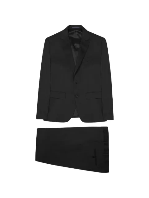 COLAMARINO peak-lapel single-breasted suit Black GA231PJK00031302