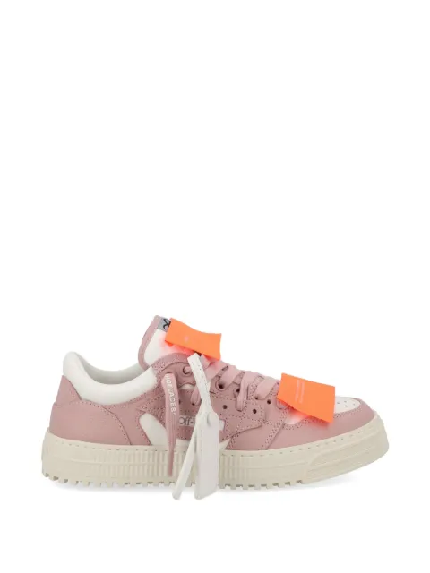 Off-White zip tie panelled sneakers Pink W28ES6L001013B