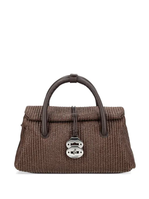 Zanellato small Dotta® woven tote bag Brown 0692602030000