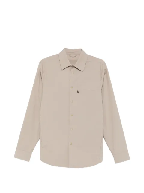 ASPESI zip-pocket long-sleeve shirt Neutrals CE12P076