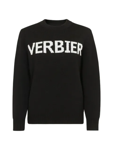 JURTA graphic crew-neck sweater Black VK1529VERBIER311