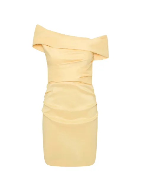 Rebecca Vallance Mandy off-shoulder mini dress Yellow 26011566