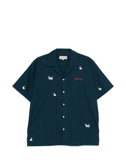 CARNE BOLLENTE Check Me Out shirt Green SS26SSS0202