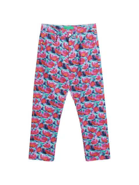 Très Bien printed 5-pocket jeans Blue TS245015PPP