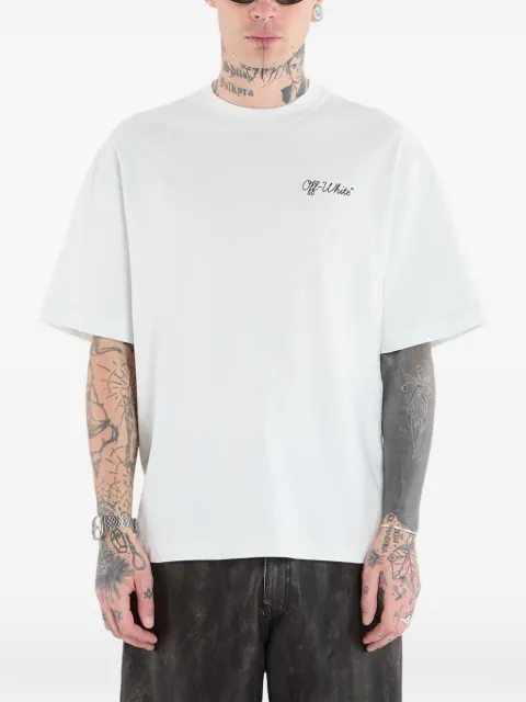 Off-White script skate T-shirt White OMAA120S26JER01D3032