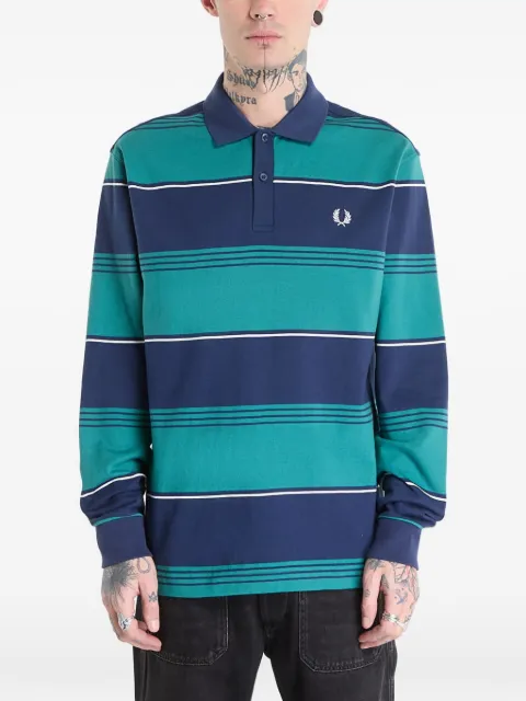 Fred Perry striped polo shirt Blue M2415X86