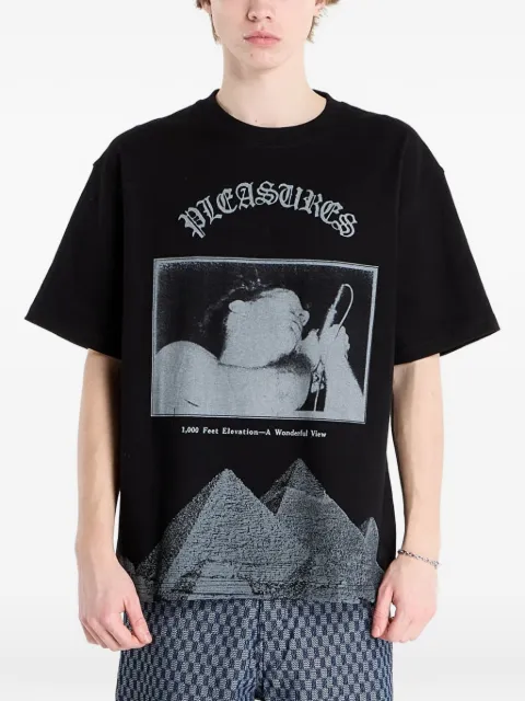 Pleasures Elevation Heavyweight T-shirt Black P25W047BLACK